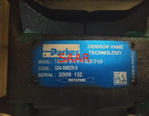 Διπλή υδραυλική Vane του Parker Denison 024-58625-0 T6CCM-B10-B14-3L00-D100 αντλία