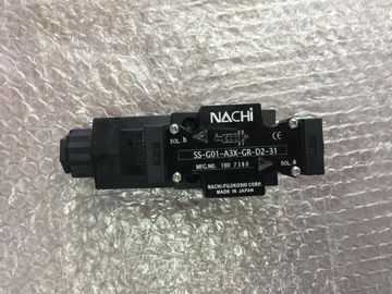 Βιομηχανική υδραυλική βαλβίδα σειράς Nachi SS-G01, χαμηλού θορύβου υγρές βαλβίδες σωληνοειδών τύπων