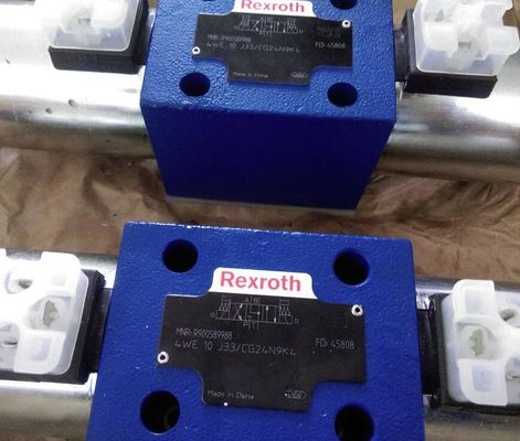 Rexroth R900589988 4WE10J3X/CG24N9K4 4WE10J33/CG24N9K4   Οι κατευθυντικές βαλβίδες στροφίων, κατευθύνουν λειτουργημένος, με το σωληνοειδές Actua