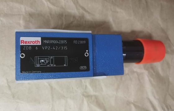 Οδηγημένη πίεση ανακουφιστική βαλβίδα Rexroth R900422075 ZDB6VP2-42/315 ZDB6VP2-4X/315