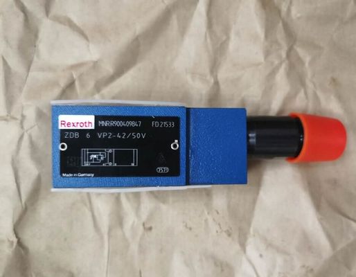 Οδηγημένη πίεση ανακουφιστική βαλβίδα Rexroth R900409847 ZDB6VP2-42/50V ZDB6VP2-4X/50V
