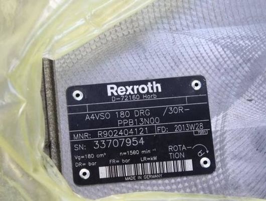 Με αξονικό έμβολο μεταβλητή αντλία Rexroth R902404121 A4VSO180DRG το /30R-PPB13N00