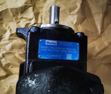 Διπλή υδραυλική Vane του Parker Denison T6CCW-B22-B22-2R00-C100 αντλία
