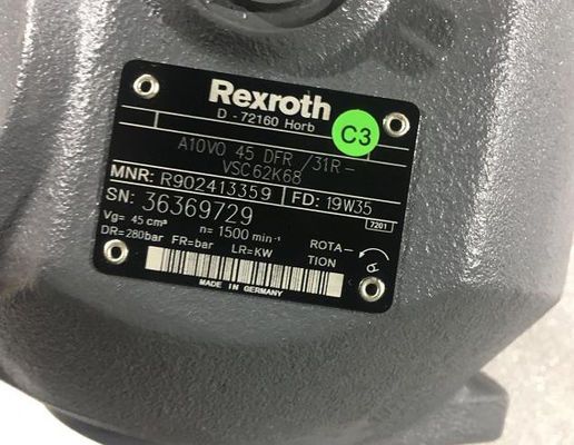 Με αξονικό έμβολο μεταβλητή αντλία Rexroth R902413359 A10VO45DFR/31R-VSC62K68 AA10VO45DFR/31R-VSC62K68