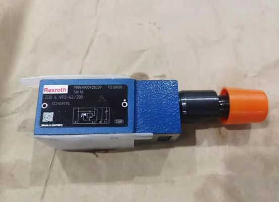 Οδηγημένη πίεση ανακουφιστική βαλβίδα Rexroth R900428339 ZDB6VP2-42/200 ZDB6VP2-4X/200