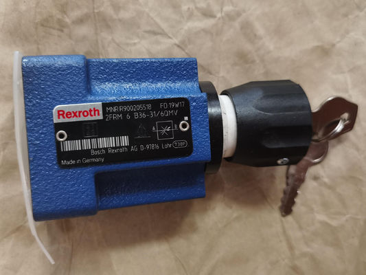 Σωληνοειδές Rexroth R900205518 2FRM6B36-3160MV 2FRM6B36-31/6QMV - χρησιμοποιημένη βαλβίδα ελέγχου Diectional