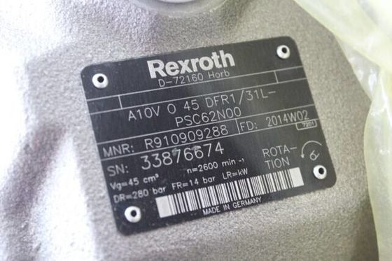 Αημένη Rexroth περιστροφή R910909288 A10VO45DFR1/31L-PSC62N00 μεταβλητή εμβολοφόρος αντλία
