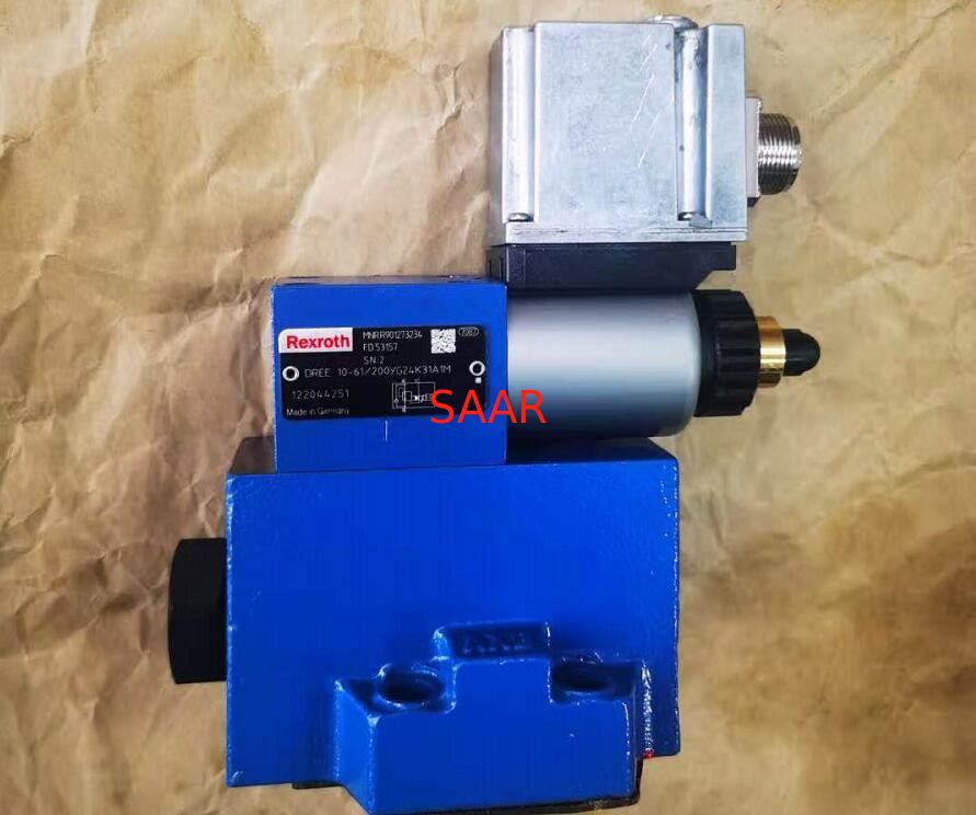 Ανάλογη πίεση Rexroth R901273234 DREE10-61/200YG24K31A1M DREE10-6X/200YG24K31A1M Piolt που μειώνει τη βαλβίδα