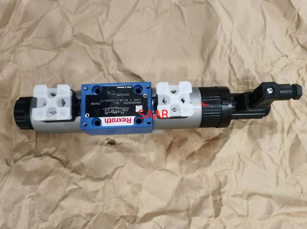 Ανάλογες κατευθυντικές βαλβίδες Rexroth R9009593729 4WRE6W1-08-21/G24K4/V R9009593729 4WRE6W1-08-2X/G24K4/V