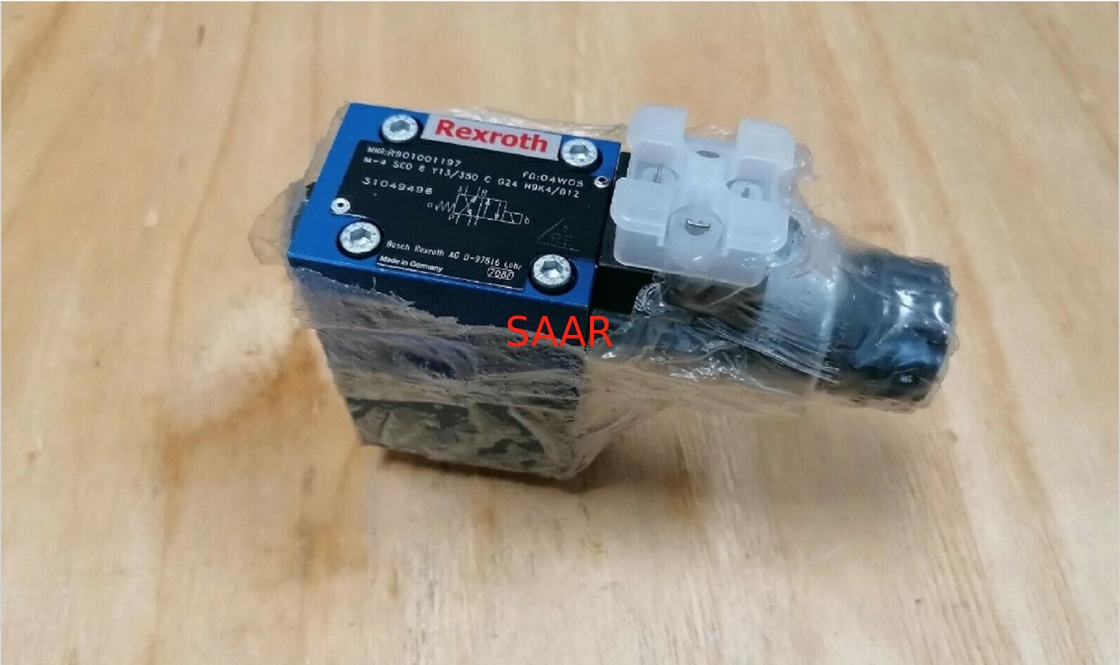 Κατευθυντική βαλβίδα καθισμάτων μ-4SED6Y13/350CG24N9K4 μ-4SED6Y1X/350CG24N9K4 Rexroth R900218655 με την ώθηση σωληνοειδών
