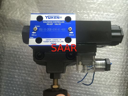 Το υψηλό ροής σωληνοειδές βαλβίδων ελέγχου Yuken υδραυλικό κατευθυντικό έλεγξε bsg-03