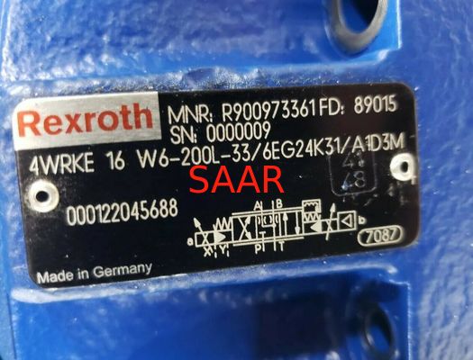 Rexroth R900973361 4 WRKE 16 W 6 - 200 Λ - 33/6 Π.Χ. 24K31/A1D3M 4 WRKE 16 W 6 - 200 Λ - 3 Χ/6 Π.Χ. 24K31/A1D3M