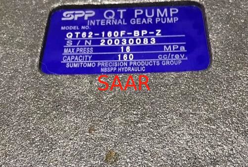 Αντλία εργαλείων Sumitomo qt62-160f-BP-ζ