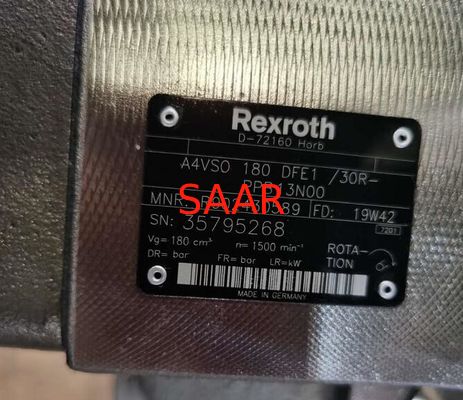 Με αξονικό έμβολο μεταβλητή αντλία Rexroth R902430589 A4VSO180DFE1/30R-PPB13N00 AA4VSO180DFE1/30R-PPB13N00