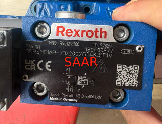 R901218100 | Βαλβίδα αναλογικής μείωσης πίεσης Rexroth 3DREME16P-7X/200YG24K31F1V